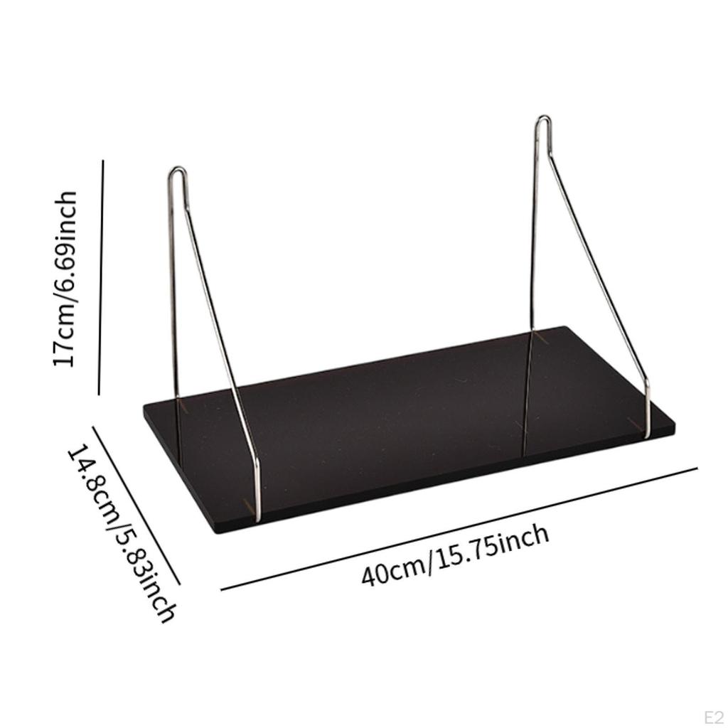 Floating Shelf Wall Display Modern Storage Rack Organizer for Bedroom Living Room Home Decor