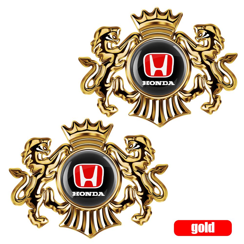 3D Metal Car Body Trunk Sticker Badge Auto Side Window Body Decal Stickers For Honda CIVIC Mugen Type S Vezel Si RR Accessories