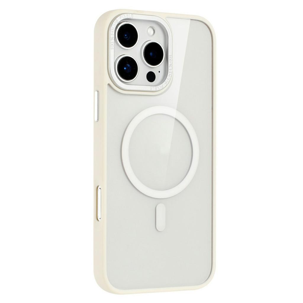 For iPhone 16 Pro Max Case Compatible with MagSafe TPU + Acrylic Clear Phone Back Cover