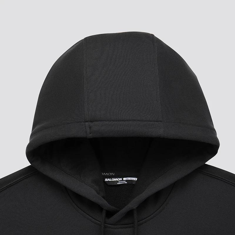 SALOMON Sportstyle Series Pohodlná mikina přes hlavu s dlouhým rukávem Pánské mikiny Hluboce černá LC2541200