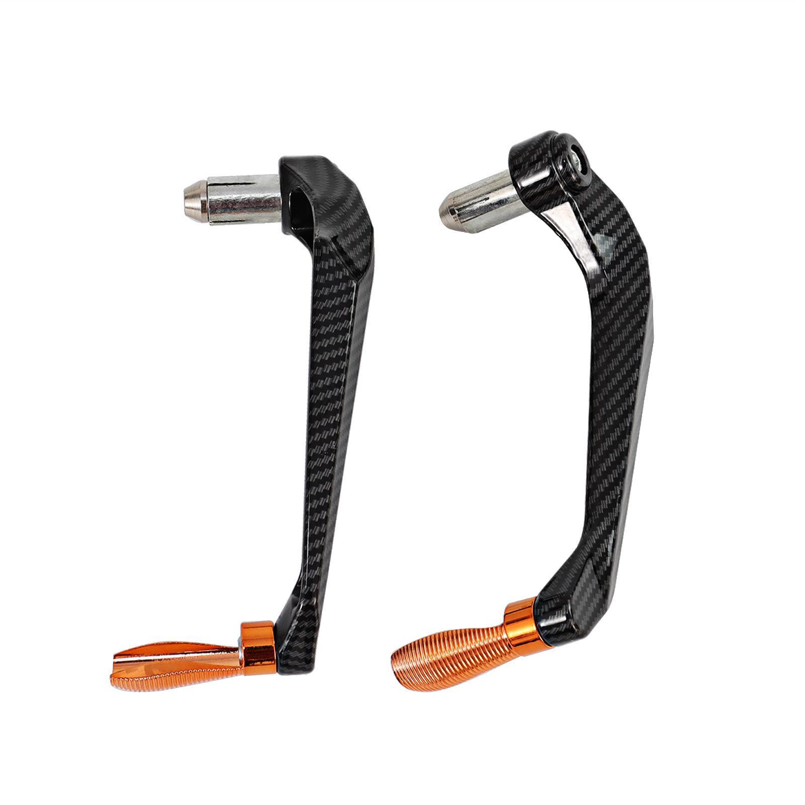 

Универсальная защита рук от падений с ЧПУ для модификации мотоцикла - защитный стержень тормозного сигнала Horizon для езды по бездорожью и по городу. оранжевый