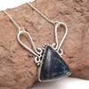 Pendant Silver  Peridot Labradorite Gemstone Jewelry Sterling 2.5" Fiery