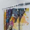Football Shower Curtain Sports Lover Gift Waterproof Decor Modern Bath Room Art Home Textile Patterned Backdrop