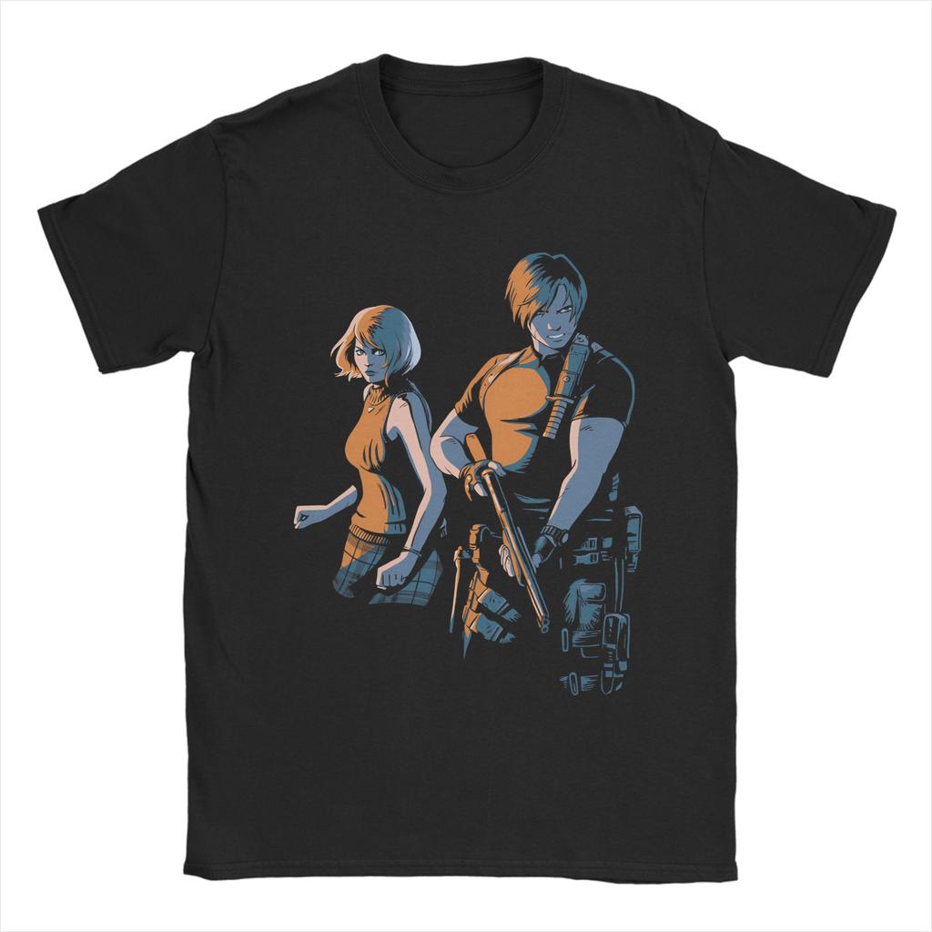 Leon Kennedy RE9 Cotton T Shirt For Adult Summer Y2K Basic T Shirts Comfortable Hip Hop Tee Shirt Oversize Loose Tops