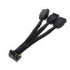 15cm 3x8pin To 16Pin Graphics Card Connector Cable 12VHPWR GPU Adapter Cable Line Solid Pin Design Enhances Stability