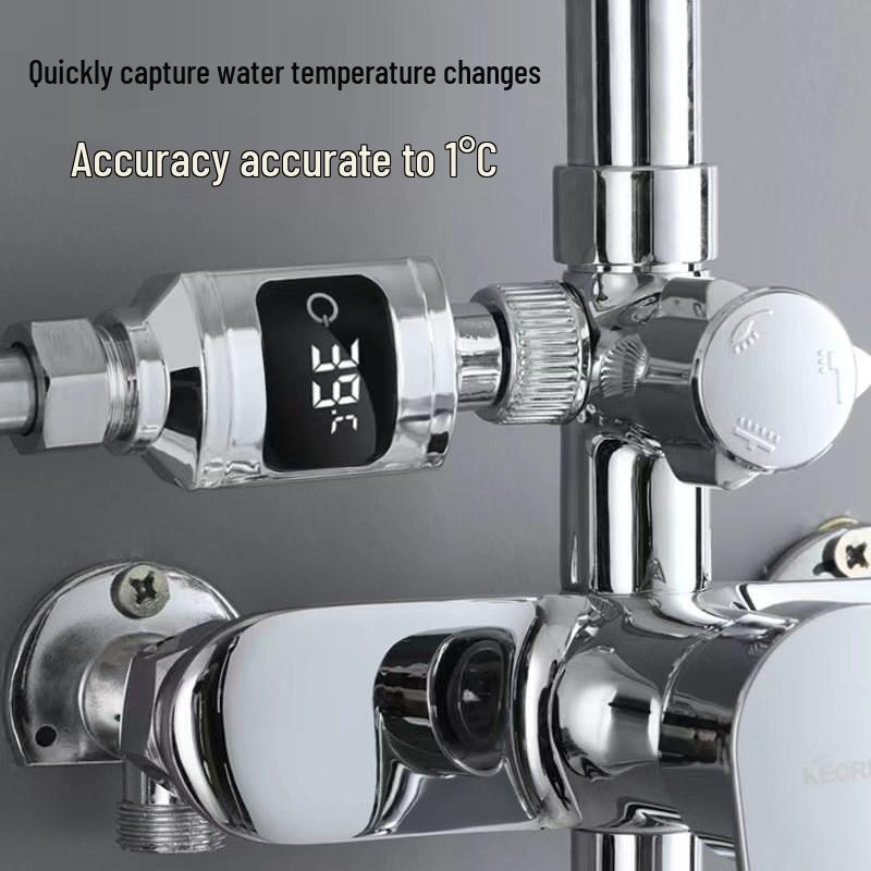 LED Shower Head with Thermometer - Smart Water Temperature Display