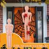 Inflatable Mannequin Cosplay Inflatable Body Halloween Decorations Realistic Model Photo Props for Walkway Backyard Fence Escape