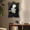 Luminous Mirror Stickers,Sculpture Art Canvas Modern Family Bedroom Decor