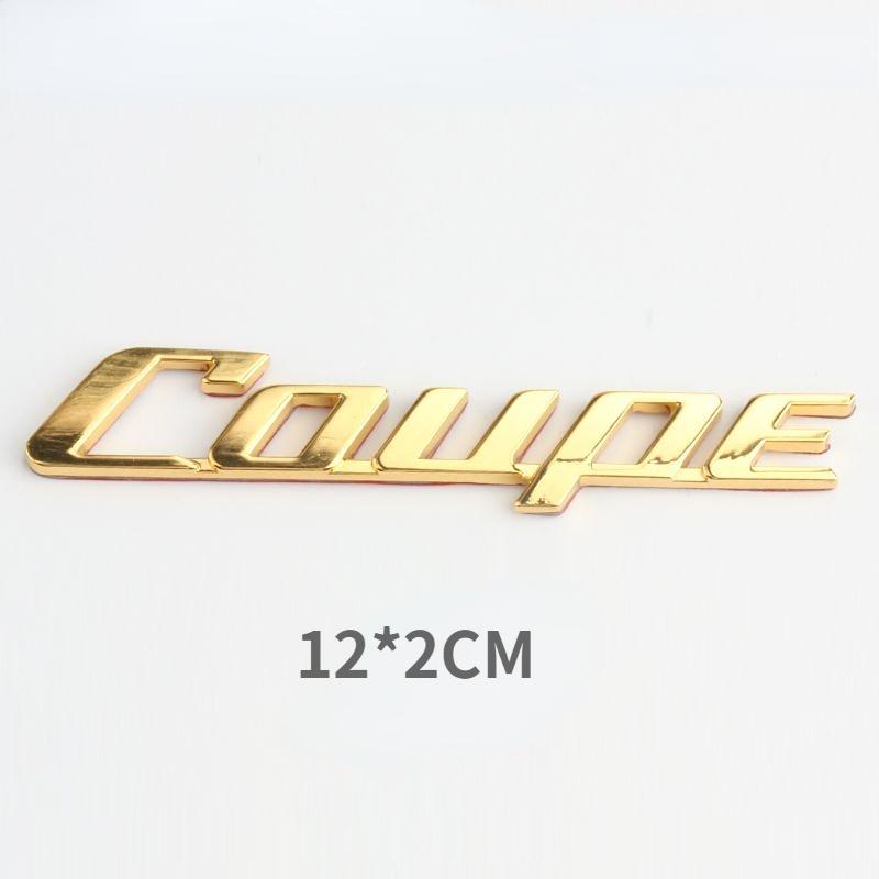 Naklejka dekoracyjna samochodu COUPE Label Montaż samochodu na specjalną naklejkę na tył samochodu H6