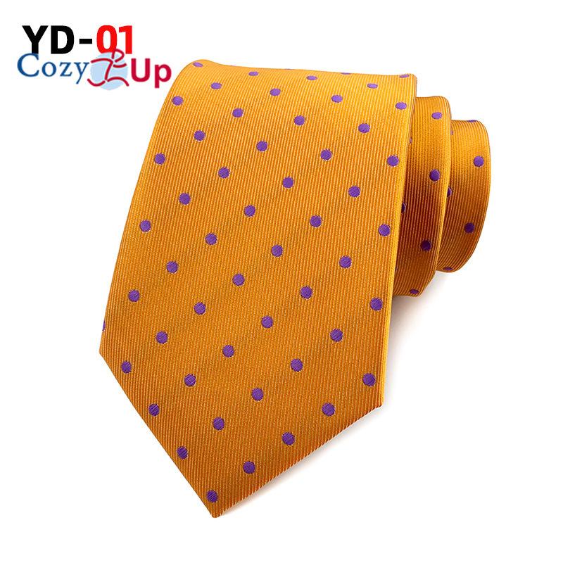 3.15" Fashion Wave Dot PaisleyTies Cravată pentru bărbați Circle Dot pentru nuntă