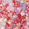 5pcs Heart Glass Beads Colorful Hand Painted Lampwork Loose Beads for Jewelry Making DIY Necklace Bracelets Earrings Accessories