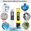 2 In 1 TDS EC Portable Meter Water Quality Testing Pen High Precision Digital Display for Household Hydroponics Pools