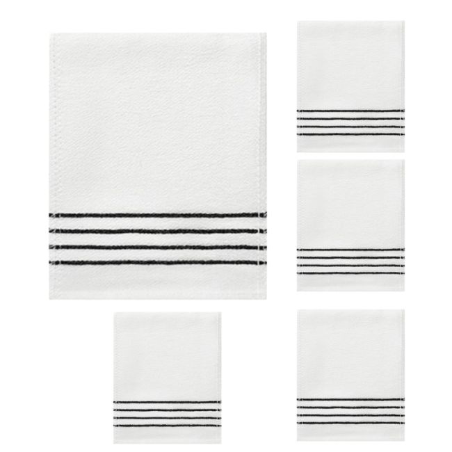 

[Songwol] Алмазное отшелушивающее полотенце Белое Корейская перчатка-скраб для тела Удаление омертвевшей кожи Мочалка для ванны Глубокое очищение 5 шт. White*5ea