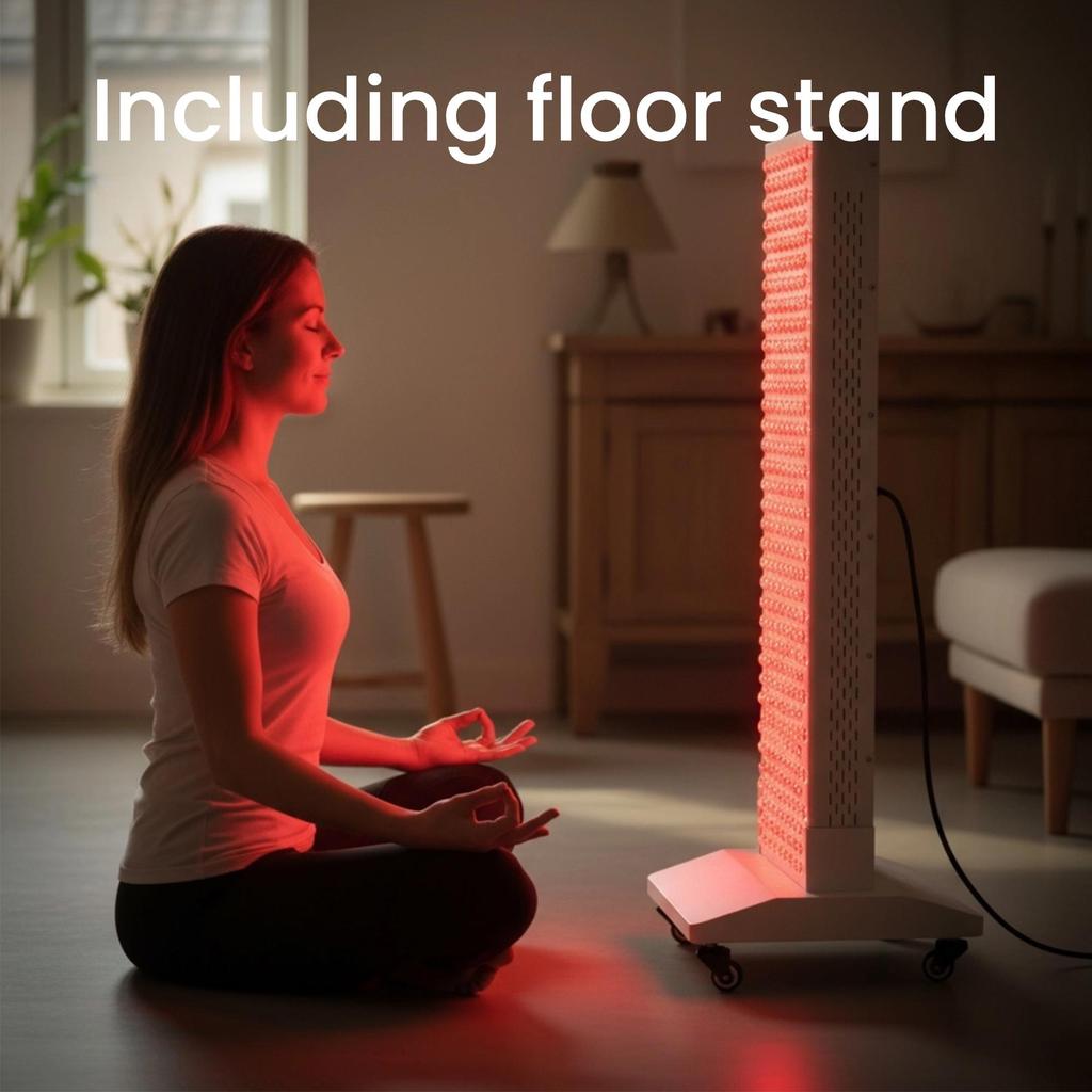 Mvolo Platinum Series 7000 – Infrared Light Therapy Panel – 7 Wavelengths – 1050W High-Power – Adjustable Brightness