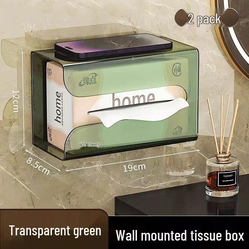 

LIEI Bathroom Tissue Dispenser with Storage Shelf