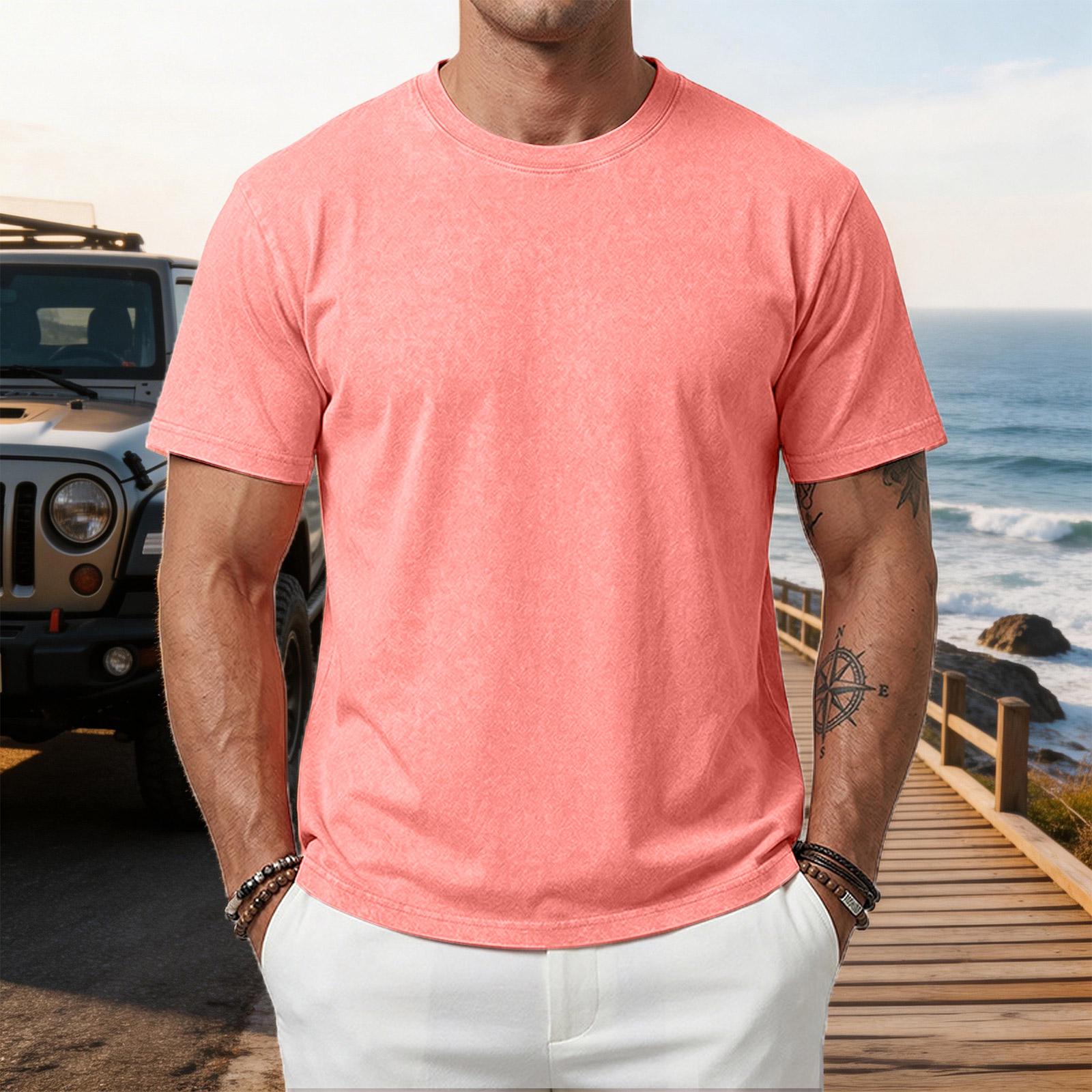 

Men s T-Shirts Oversized Unisex Baggy Tops Heavy Cotton T Shirts For Men Loose Fit Vintage Casual Streetwear Gym Tee XL шафрановий