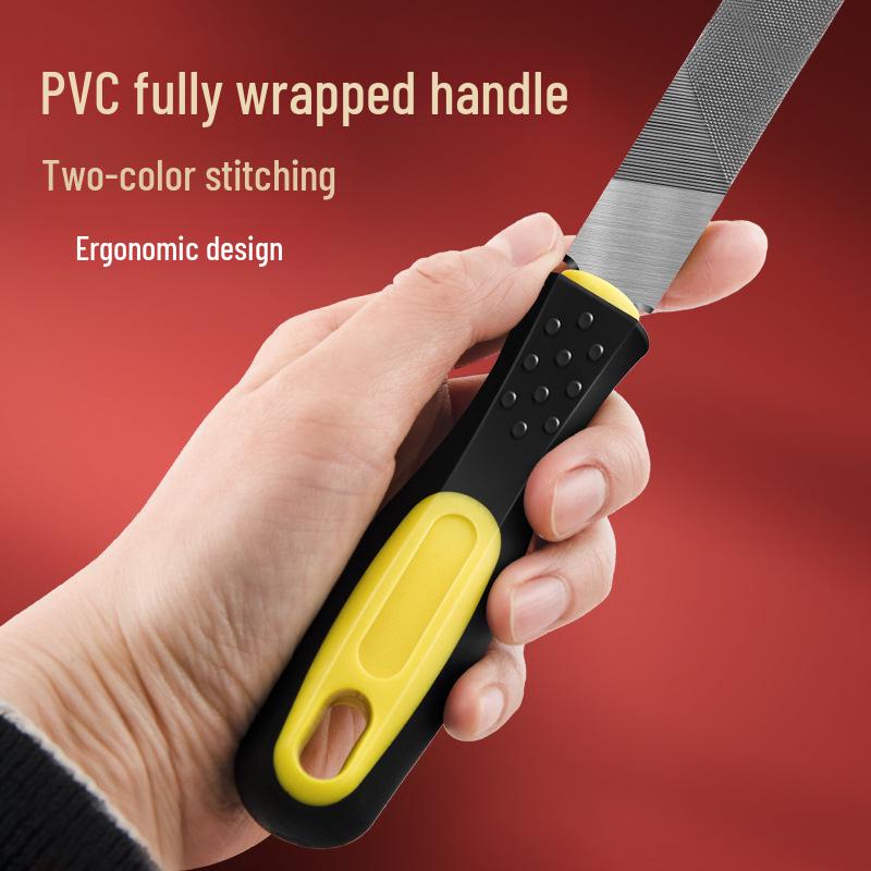 Tiangong High Carbon Steel Woodworking File Set: Triangular, Poking Knife, Round File for Benchwork and Grinding.