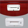 Rear Tailgate Handle COVER w/Cam Hole For Chevy Silverado/Colorado/GMC 14+ White