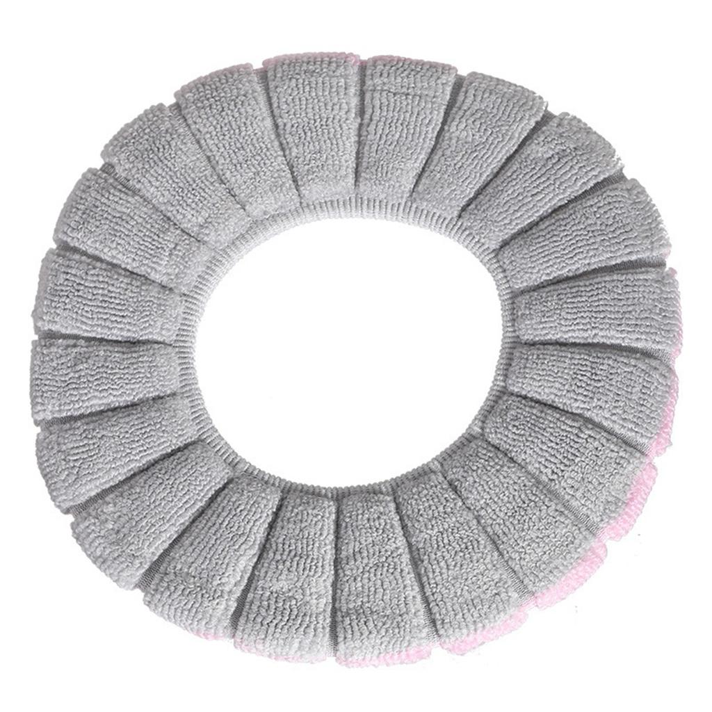 Bathroom Toilet Seat Closestool Washable Soft Warmer Mat Cover Pad Cushion