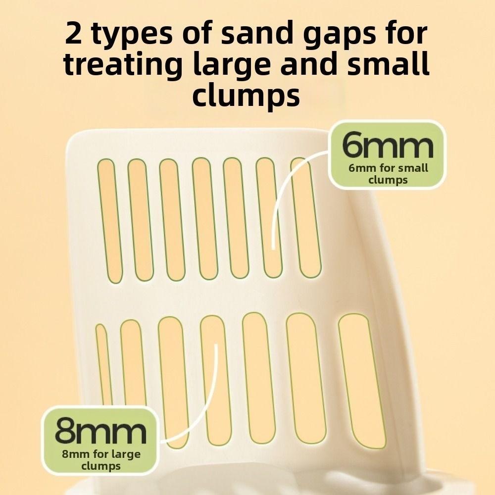 New Plastic Cat Litter Scoop with Bag Storage Slotted Scoop Litter Scoop Bin Pet Waste Collector for Litter Box Cleaning