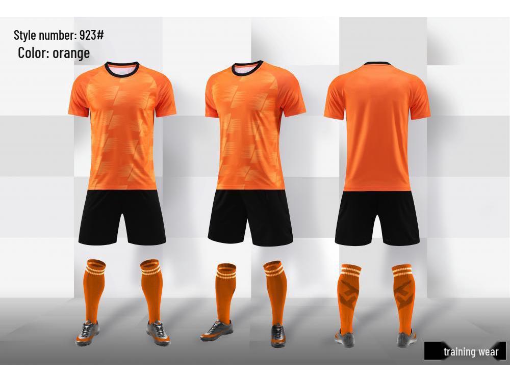 

Швидкосохнучий футбольний комплект з коротким рукавом для дорослих та дітей - Ідеально підходить для матчів та тренувань XS (Height 145-155cm)