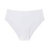 European and American invisible liquid foundation underwear seamless ice silk nude pure cotton large size mid-waist briefs