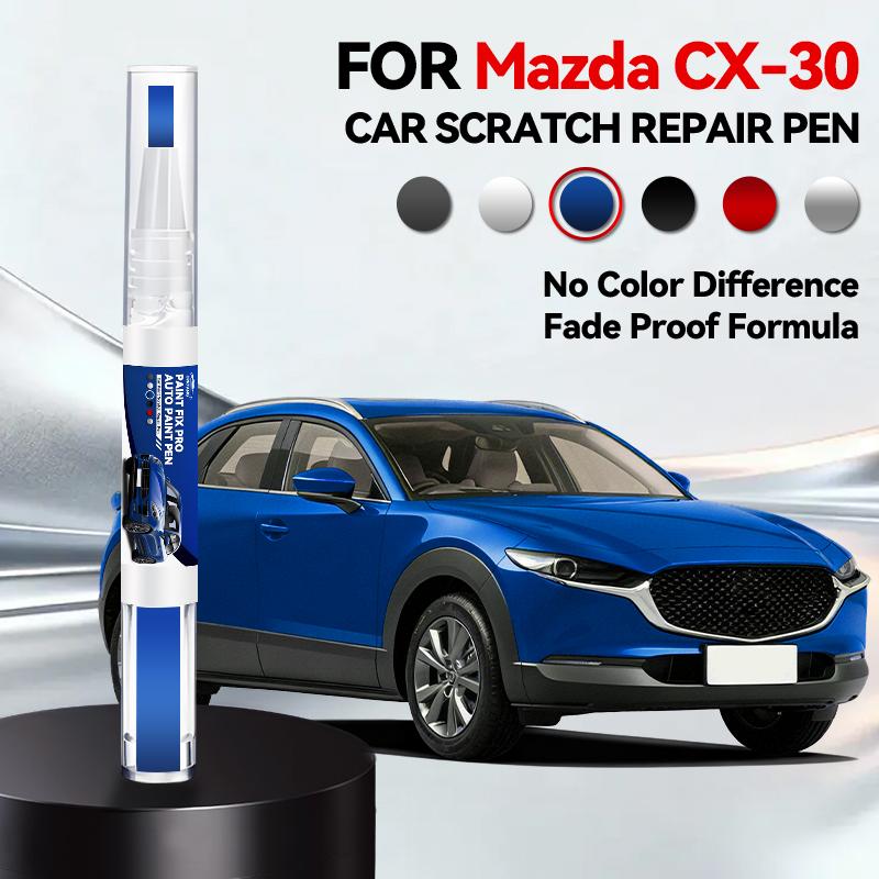 Για Mazda CX30 2019-2025 DM Στυλό Επιδιόρθωσης Βαφής Touch Up Αφαιρετικό Γρατζουνιών DIY Αξεσουάρ Αυτοκινήτου Μαύρο Λευκό Ασημί Μπλε Καφέ Γκρι