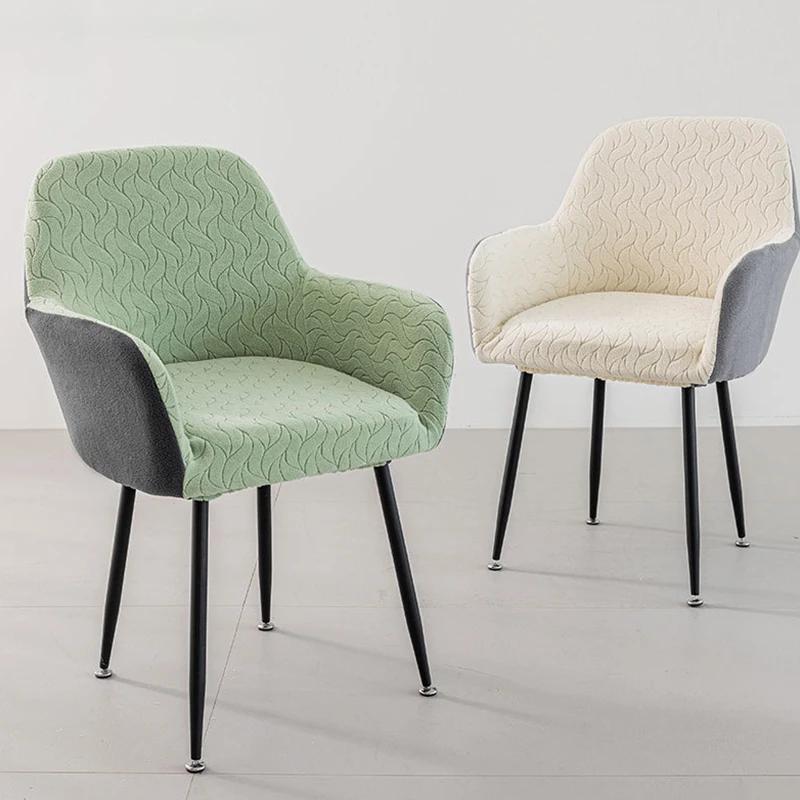 Makeup Chair Cover High Armrest Chair Cover All-Inclusive 4Season Universal NailSalon Chair Cover Stretch Dining Chair Slipcover