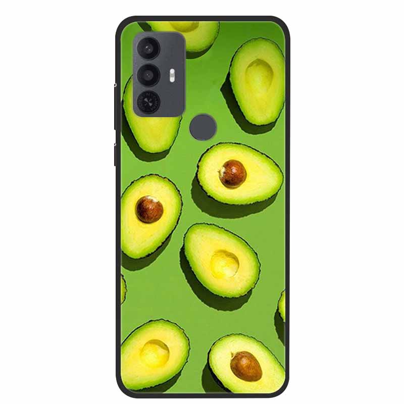 For TCL 30 SE Case Luxury Soft Silicone Protective Animals Phone Cover for TCL 305 306 Case 30SE TPU Funda for TCL30SE Cartoon