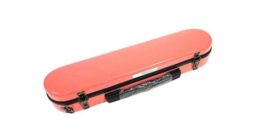 C.C. Shiny Case II Flute Case CC2-FL-SPK Salmon Pink