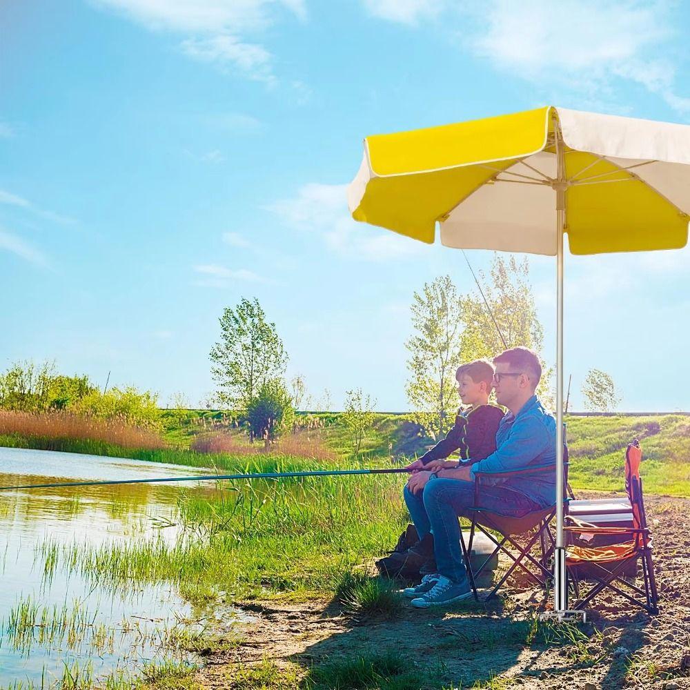 4 Nägel Strandsonnenschirmständer Tragbar Outdoor Fahnenmast Halter Camping Sonnenschirm Basis Sonnenschutz