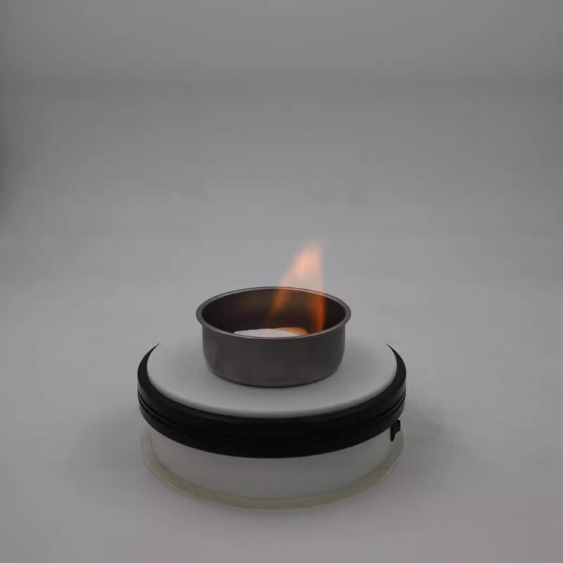 ZISIZ Stainless Steel Mini Hot Pot & Alcohol Stove Set