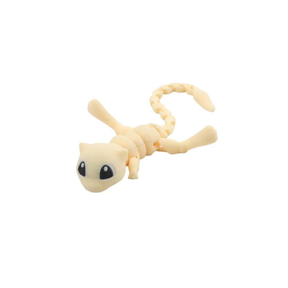 Highly Detailed 3D Printed Feline Animal Images, Joint Swinging, Office Decoration and Stress Relief