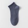 Men's Summer Thin Solid Color Breathable and Sweat Absorbing Mid Calf Sports Socks