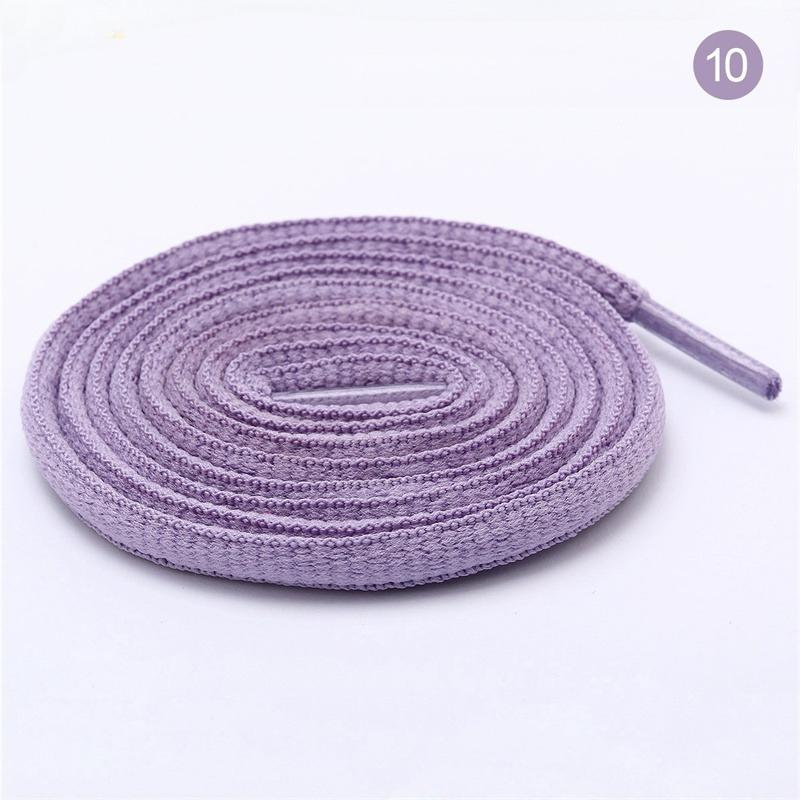 Fashion Multi Color Durable Non Fading Round Shoelace Black White Dirt Resistant Versatile Shoelaces Half Round Shoe Accessories