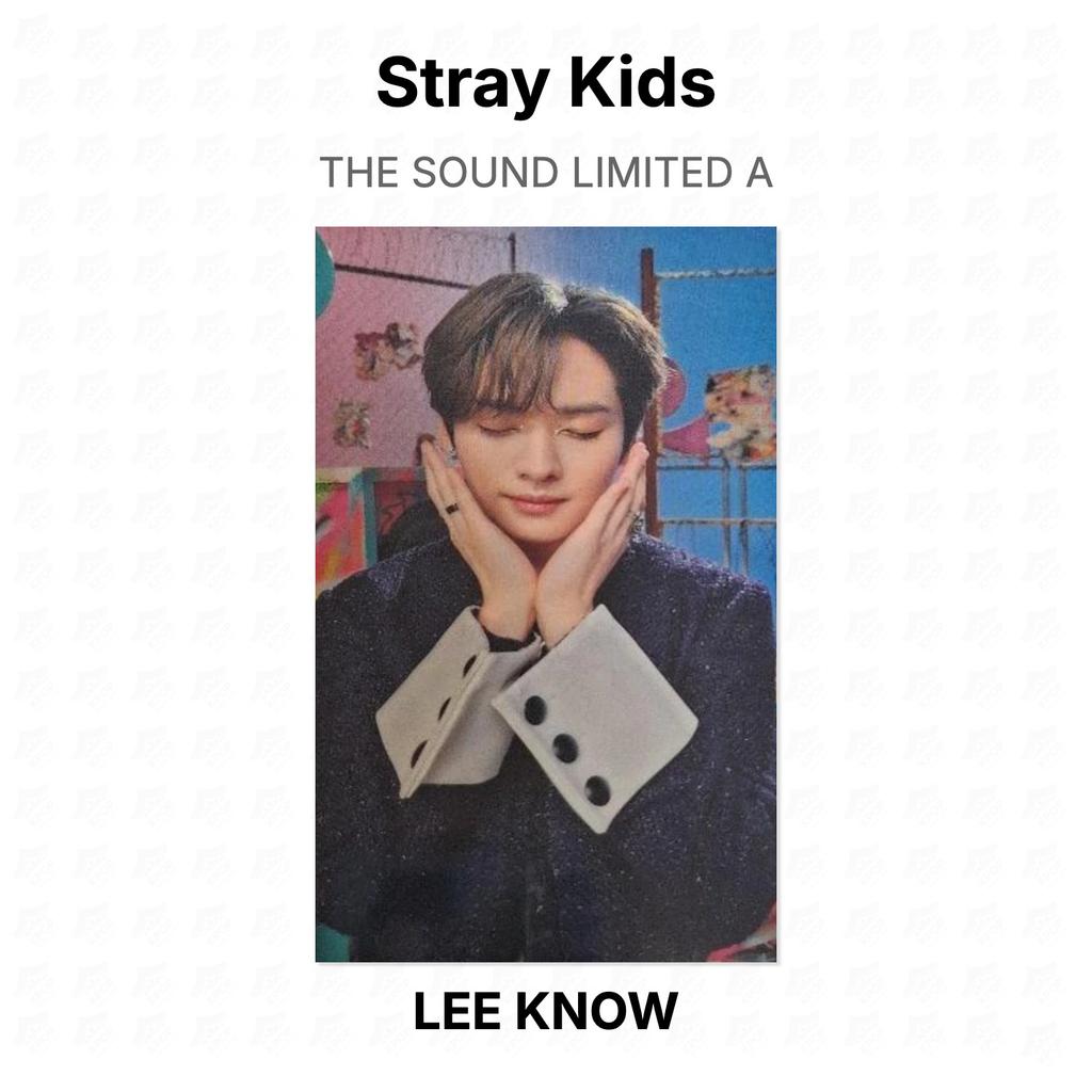 Stray Kids THE SOUND LIMITED A Official Photocard