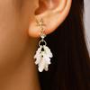 1 Pereche Cercei Lungi Femei Stil Francez Decor Stea de Mare Pandantiv Petală Scoică Cercei Stud Earrings Cercei pentru Vacanța de Vară Bijuterii Cadou