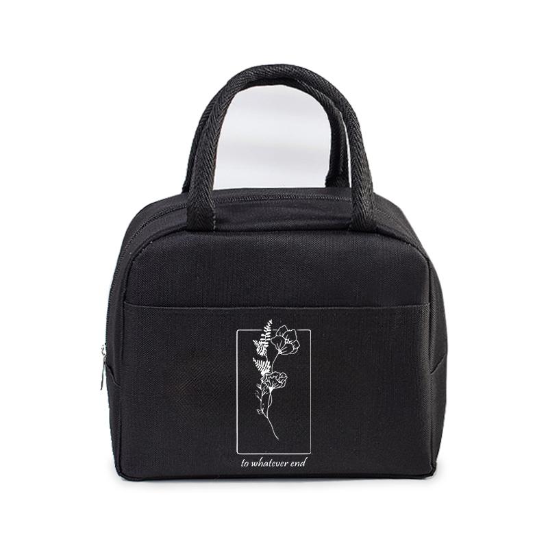 Fourth Wing Thermal Lunch Bag Women Men Office Student Bento Storage Insulation Bags Dragon Rider Fun Lunch Handbag for Kids