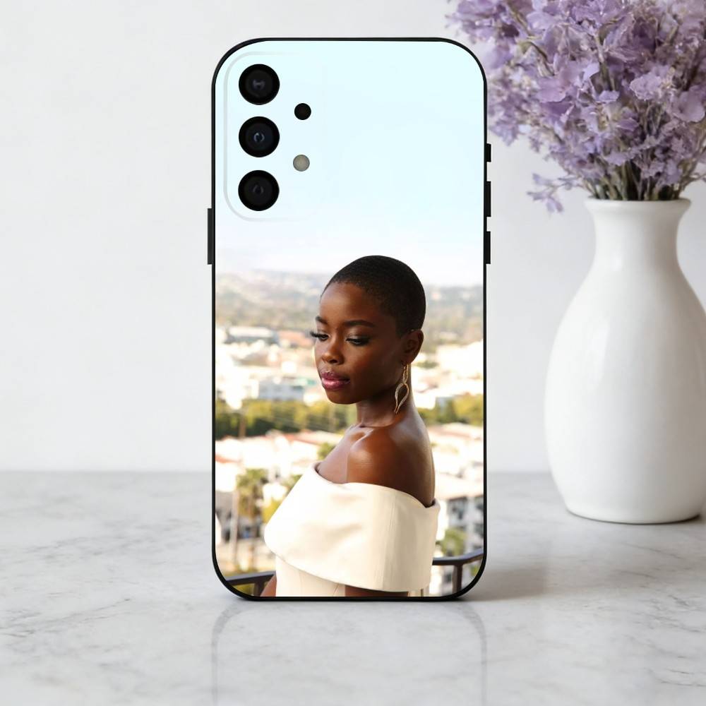 

Radiant J-Joy S-Sunday Actress phone Case For Samsung Galaxy A73,A72,A71,A70,A53,A52,A51,Others Soft Black Shell Samsung a12
