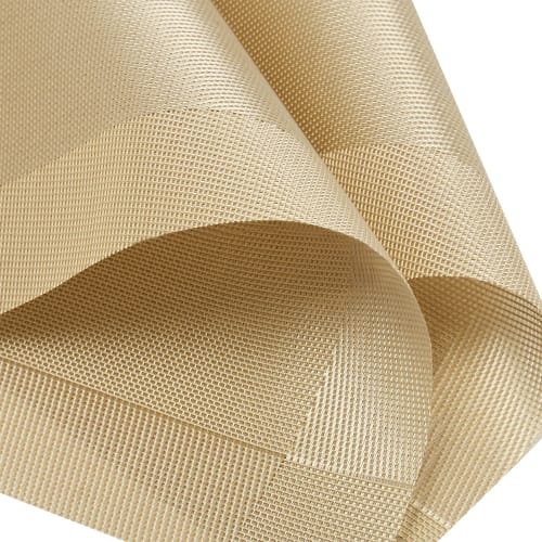 moleon Placemats, Gold & Silver (2 Colors/Set of 4) 30cm x 45cm (Water-Repellent/Washable) Christmas, Reversible, Nordic Modern, Stylish Table/Dining