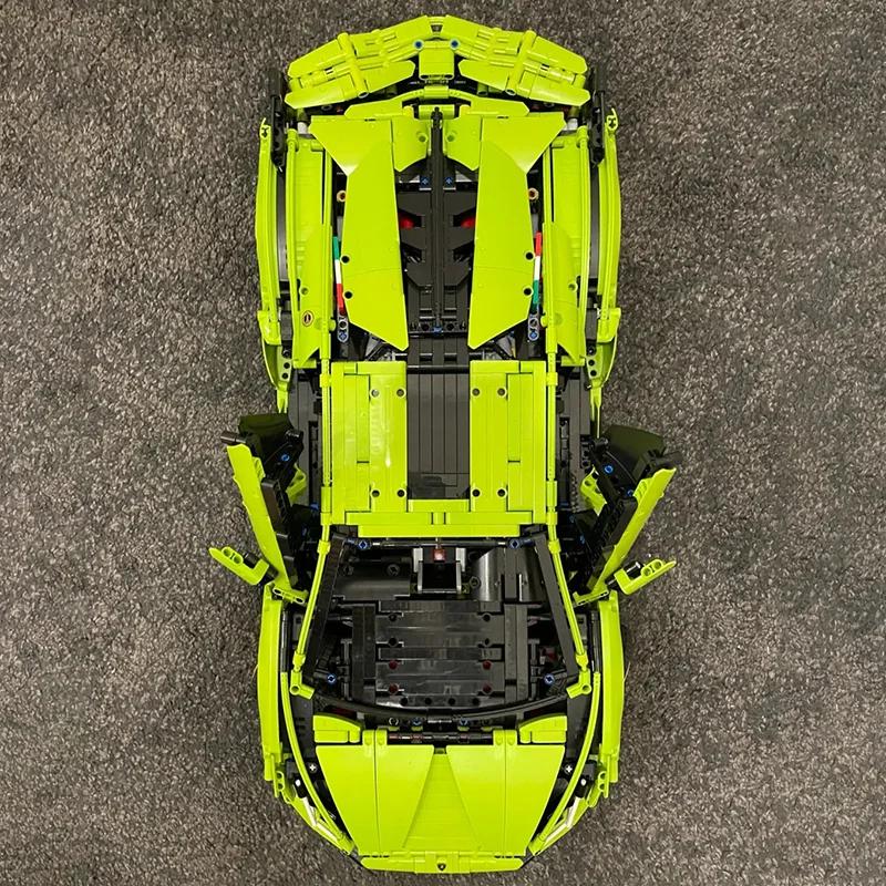 3696PCS Champagne Lambo Technical Car SIAN Roadster Model FKP37 Kit Model Fit 42115 Klocki Zabawki Prezenty Świąteczne Dla Dzieci