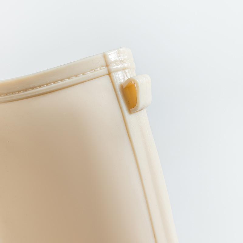 Fashion Women's Medium Tube Rain Boots High Waterproof Out of the Street Seafood Market Catch the Sea Trend Rain Shoes Outsole Non-slip Water Shoes