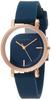 [Class Fourteen] Girls Watch IMPERFECT ANGLE Blue Rose Gold 32mm WIM20RG018W Women's Navy
