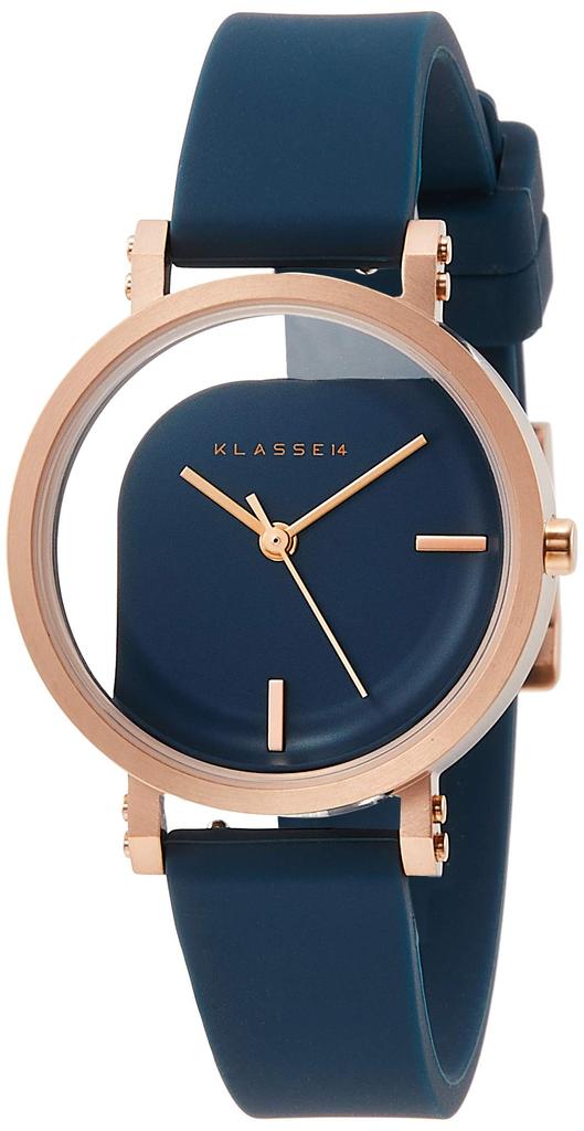 [Class Fourteen] Girls Watch IMPERFECT ANGLE Blue Rose Gold 32mm WIM20RG018W Women's Navy