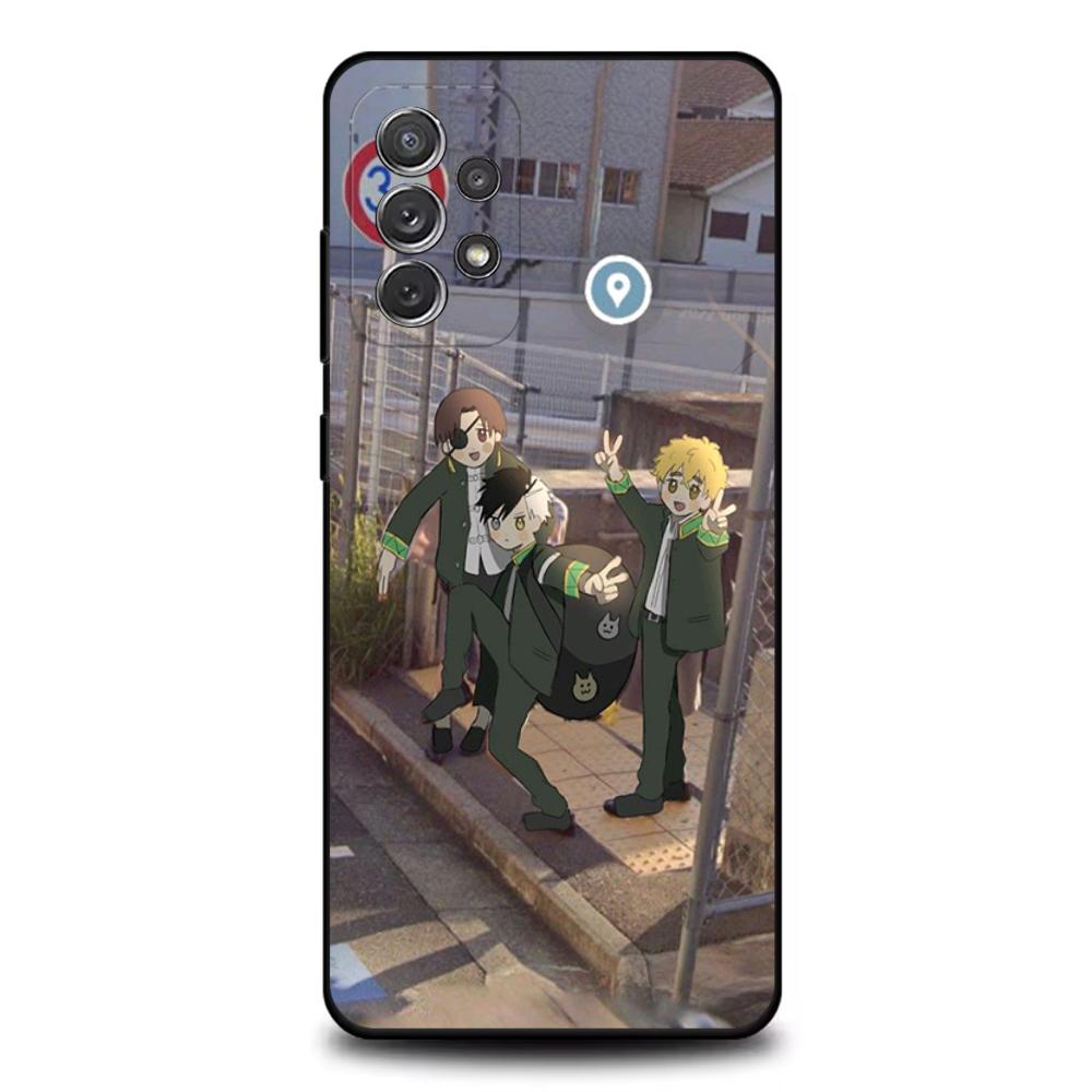 Anime Wind Breaker Sakura Phone Case For Samsung S25,S24,S21,S22,S23,S30,Ultra,S20,Plus,Fe,Lite,Note,10,9,5G Black Cover