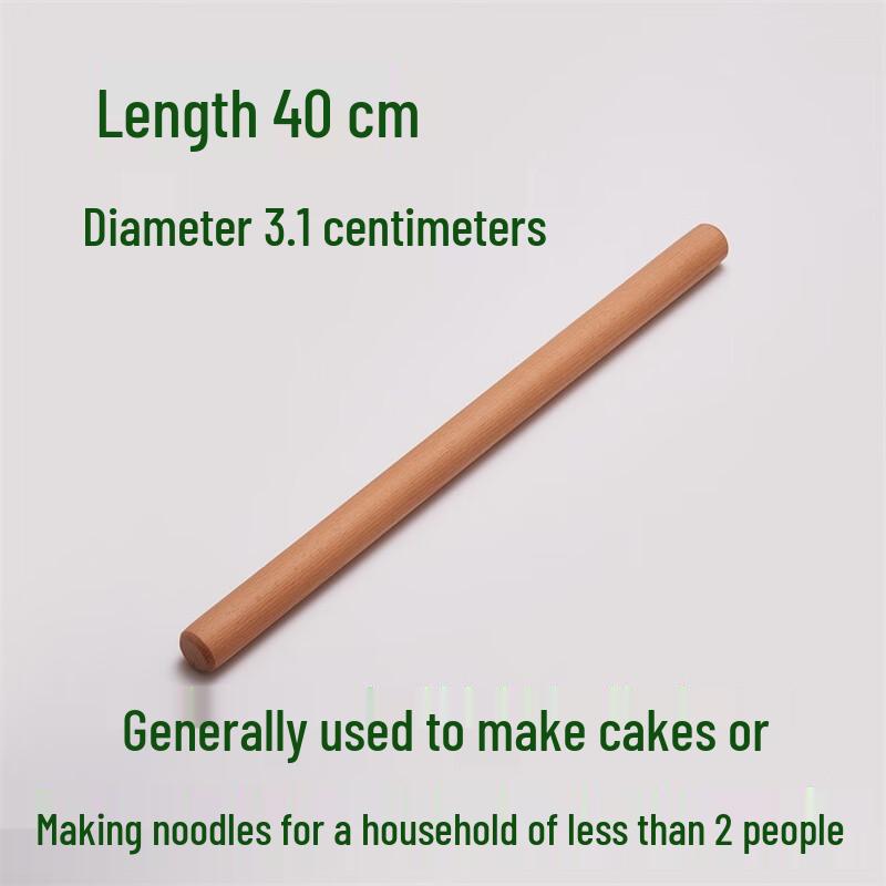 Solid Beechwood Rolling Pin & Glass Kneading Mat Set