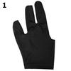 Spandex Snooker Billiard Cue Glove Pool Left Hand Open Three Finger Accessory