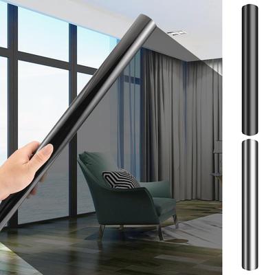 Window Privacy Sticker Insulation Film Self Adhesive Tint Mirror Glass Anti UV Sun Blocking Decals 40x100cm 50x100cm