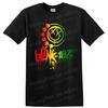 T-shirt Punk Rock Blink 182 Grafica Colorata Stile Band Musica Alternativa