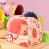 Hamster Habitat Shelter Rabbits Toy Soft Bed House for Hamster for Guinea Pigs, Gerbils Molar Toy Bed